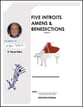 Five Introits Amens & Benedictions SATB choral sheet music cover